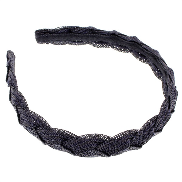 Jennifer Ouellette ヘアバンド ネイビー/ベージュ Jennifer Ouellette