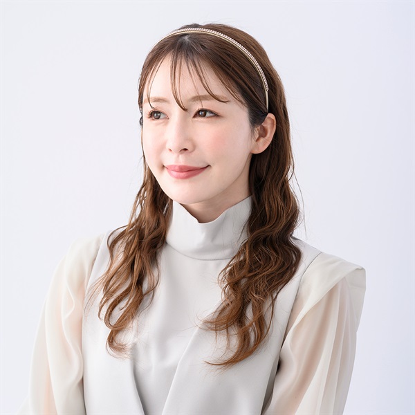 コンプレックスビズ　スワロフスキー付きピンクヘアバンド トリリアントシャイン ヘアバンド(ピンク) | ヘアバンド