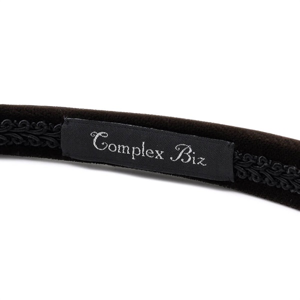 コンプレックスビズ　ソフトエレガントベルベット フレキシフィットヘアバンド CBZ040-08-0015-09000_sub05?$