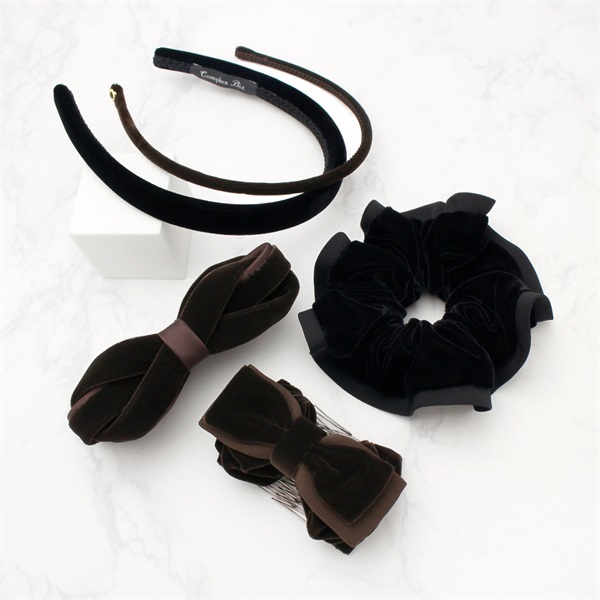 ソフトエレガントベルベット フレキシフィットヘアバンド