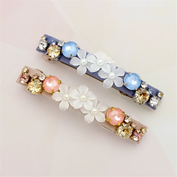 SALE40%OFF フローラルドルチェ バレッタ(ライトピンク