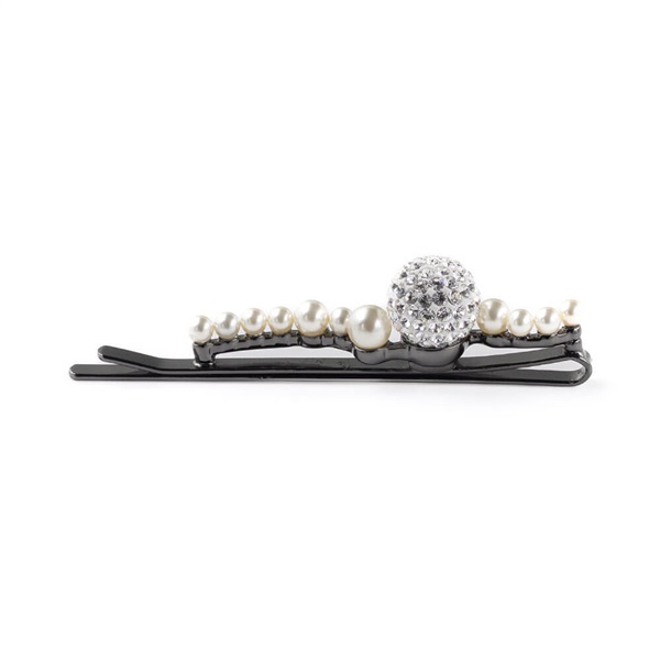 コンプレックスビズ　SWAROVSKIパール　ホワイト　ヘアゴム　新品未使用 ポライトシェルパール ポニー(パールホワイト) | ポニー