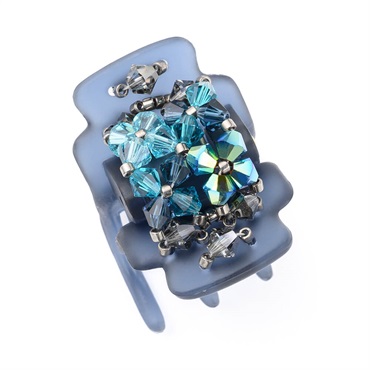 SALE30%OFF フローラルアイス デザートクリップ(ブルー)