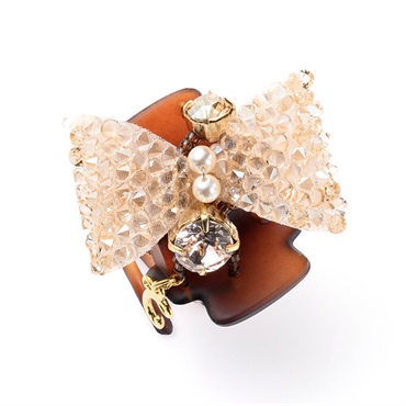 SALE40%OFF 【Web限定】グレインリボン デザートクリップ(ベージュ)