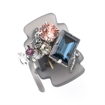 SALE30%OFF クリアシャイン デザートクリップ(ネイビー)