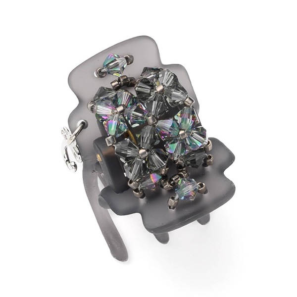 フローラルアイス デザートクリップ(グレー)