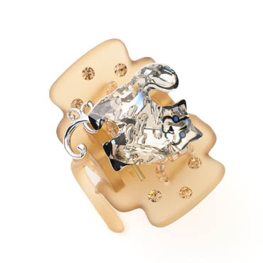 チェリッシュキャット デザートクリップ(ベージュ)