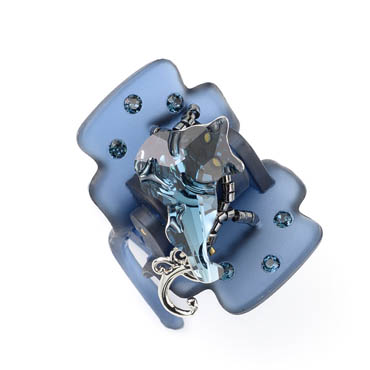 チェリッシュキャット デザートクリップ(ブルー)