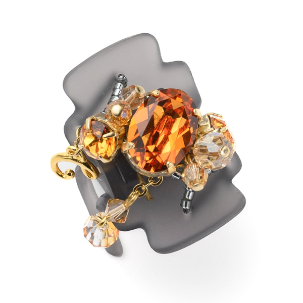 5/1発売 シャインドブリス デザートクリップ(ダークオレンジ)