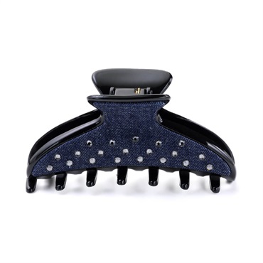 SALE40%OFF 【Web限定】クラッシーインディゴ バンスクリップ(ネイビー)