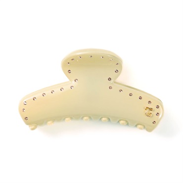 SALE40%OFF 【Web限定】シャインストーン バンスクリップ L(ベージュ)