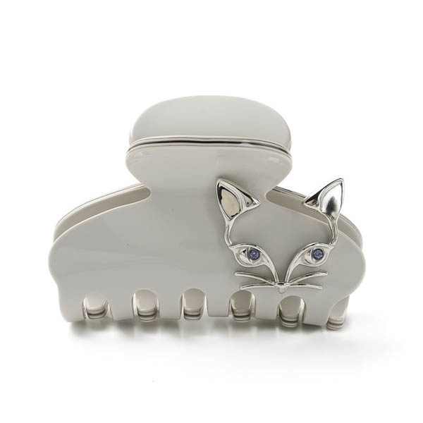 2/6発売 チェリッシュキャット バンスクリップ Ｍ(ライトグレー)