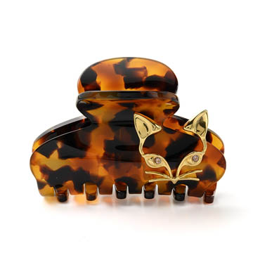 チェリッシュキャット バンスクリップ Ｍ(ブラウン)