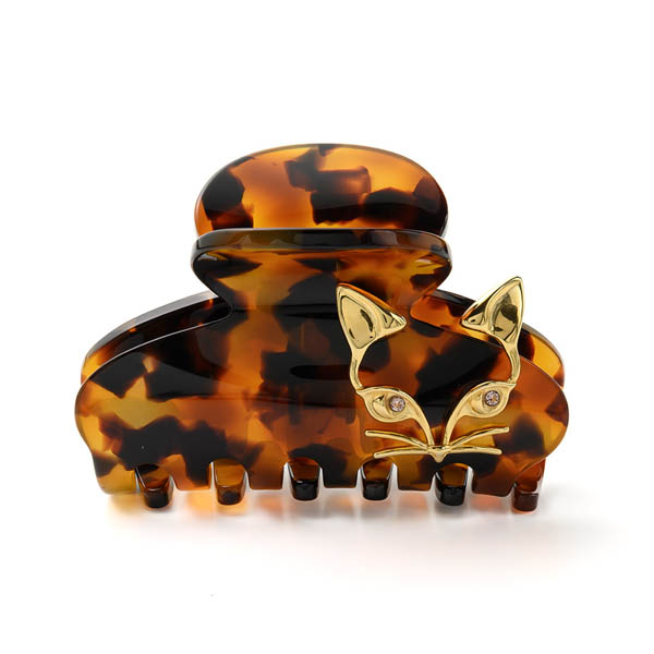 2/6発売 チェリッシュキャット バンスクリップ Ｍ(ブラウン)