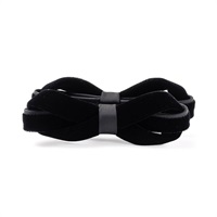 ベーシックベルベット フレキシフィットヘアバンド(ブラック