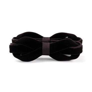 SALE30%OFF シュエットベルベット バナナクリップ(ブラウン)