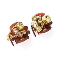 アトラクティブシャイン ホイップクリップ2個セット(イエローゴールドカラー)