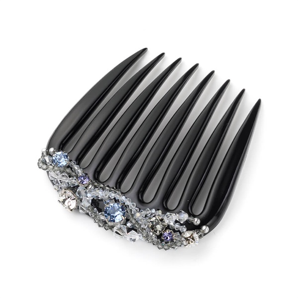 フローイングビーズ フレンチコーム(ブルーミックス)