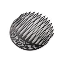 ボタニカルグリッター ステンレスコーム(ブラック)