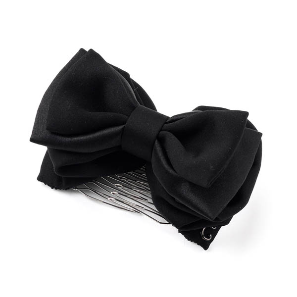 ダブルリボン ミニイージーコーム(ブラック)