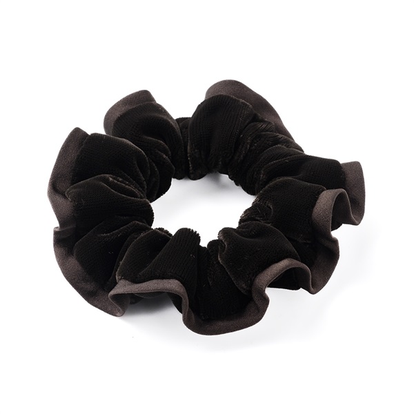 プライマリーベルベット シュシュ S(ブラウン)