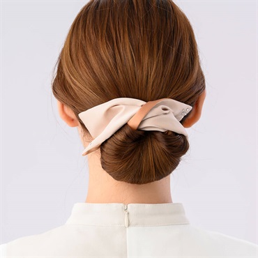 SALE40%OFF 【Web限定】ツイストスクエアストーン シュシュ(ピンクミックス)