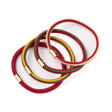 SALE50%OFF クローバーフープポニー 4本セット(レッドミックス)