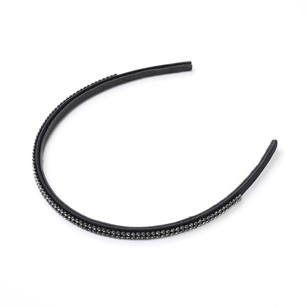 クリスタルメッシュ ヘアバンド(グレー)