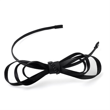 テンダリーリボン ヘアバンド(ブラック)