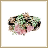 ベランジェベルベット バレッタ(マルチカラー)