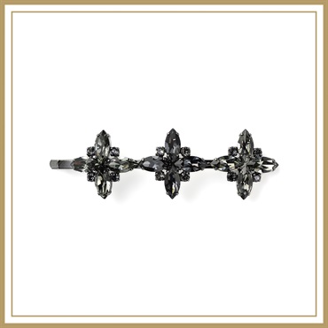 ジオメトリーエモーション ロングピン(ブラックミックス)