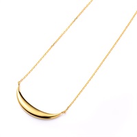 Elaborate ラウンド ネックレス(ゴールドカラー)