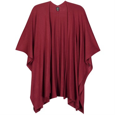 【Echo New York】EVERYDAY LUXE RUANA(BURGUNDY)