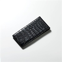 ROIS ROIA クロコダイルスマホカバー (ブラックダイヤモンド)