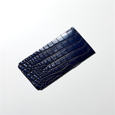 ROIS ROIA クロコダイルスマホカバー (アイゾメ・ノワール) Type-A