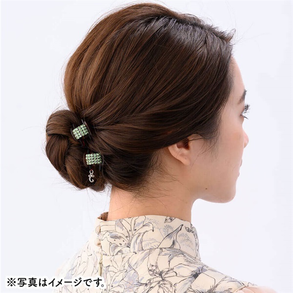 SALE30%OFF ダブルクリスタルメッシュ ホイップクリップ2個