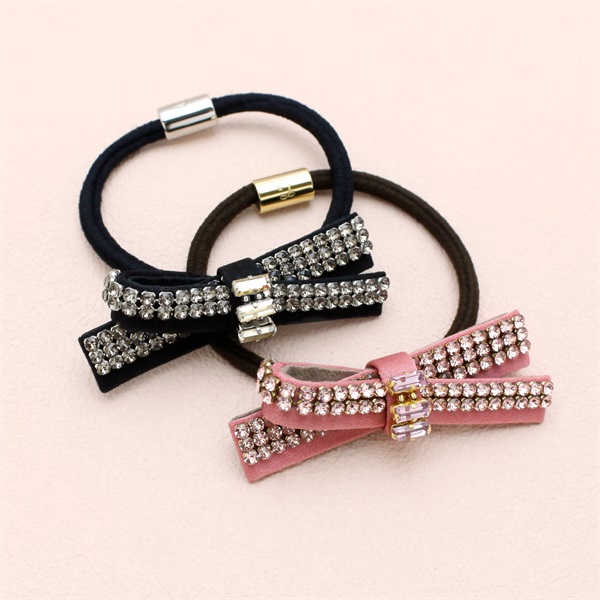 販路限定】クリスタルメッシュレイヤー ポニー(ピンクミックス