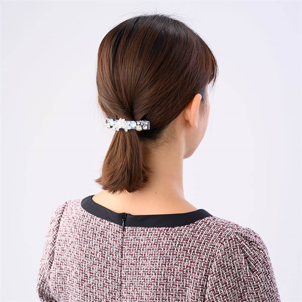 SALE50%OFF フローラルドルチェ バレッタ(ライトブルー) | バレッタ