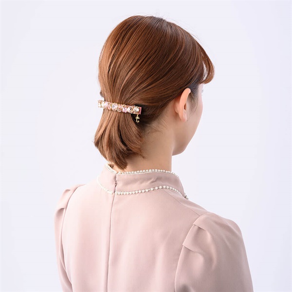 SALE30%OFF レディアリーシャイン バレッタ(ピンクミックス